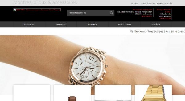 Vente de montres de marque Aix en Provence